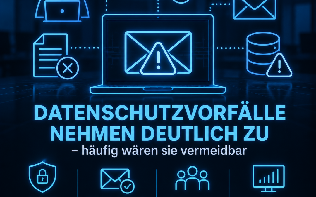 Datenschutzvorfälle nehmen deutlich zu – häufig wären sie vermeidbar